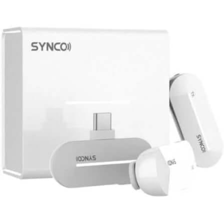 ไมโครโฟนไร้สาย SYNCO P2T สีขาว_0